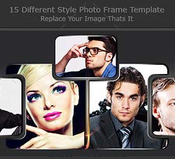 15个时尚的不同风格的图像框架模板：15 Different Styles Photo Frame Template